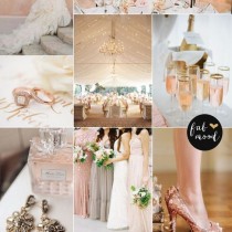 Rose gold wedding