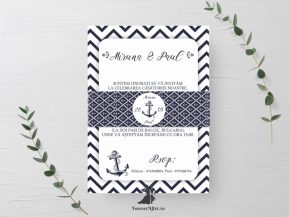 Invitatie de nunta Anchor Love