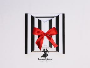 Invitatie de nunta Bold Black&White