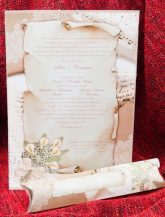 Invitatie de nunta cu portativ