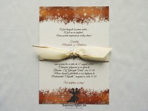 Invitatie de nunta Magia iernii