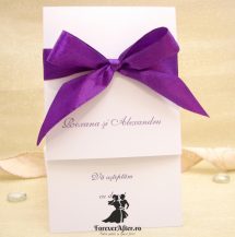 Invitatie de nunta Royal Purple