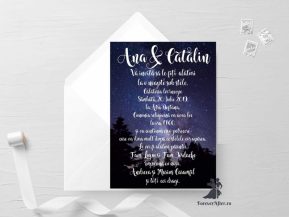 Invitatie de nunta Under The Stars