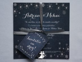 Invitatie de nunta Winter Wonderland