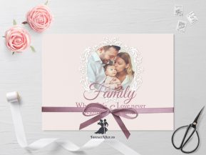 Invitatie Our Family Baby Girl