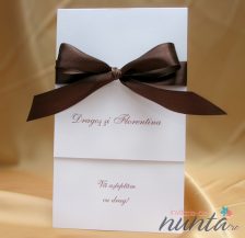 Invitatie de nunta Royal Chocolate