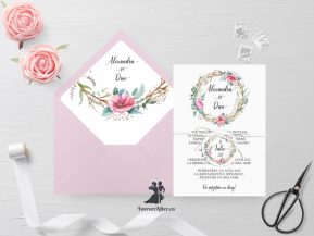 Invitatie de nunta Special Flowers