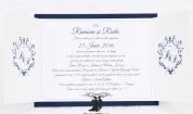 Invitatie de nunta Blue Anchor