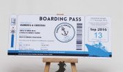 Invitatie de nunta Boarding Pass Cruise