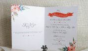 Invitatie de nunta Lovely Flowers