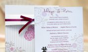 Invitatie de nunta Delicate Flowers