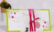 Invitatie de nunta Flower Contrast
