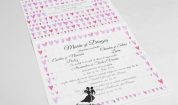 Invitatie de nunta Full Hearts