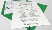 Invitatie de nunta Green Branches