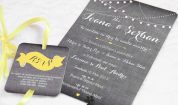 Invitatie de nunta Grey Shades