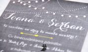 Invitatie de nunta Grey Shades