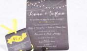Invitatie de nunta Grey Shades