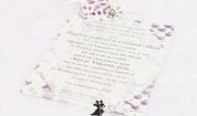 Invitatie de nunta Lavender Scent