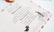 Invitatie de nunta Love Bicycles