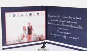 Invitatie de nunta tip carte Poveste maritima