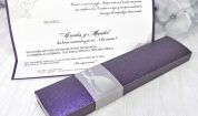Invitatie de nunta Purple Box