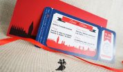 Invitatie de nunta Ticket to London