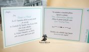Invitatie de nunta tip carte Travel