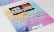 Invitatie de nunta tip carte Watercolor